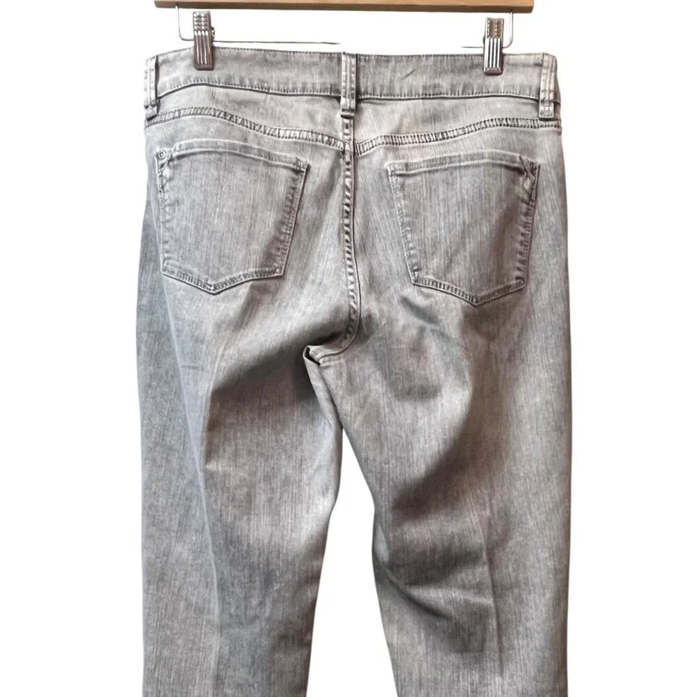 NYDJ‎ Women's Ankle Jeans Gray Wash Denim Lift Tuck Technology Slim Leg Size 8 - Picture 4 of 13